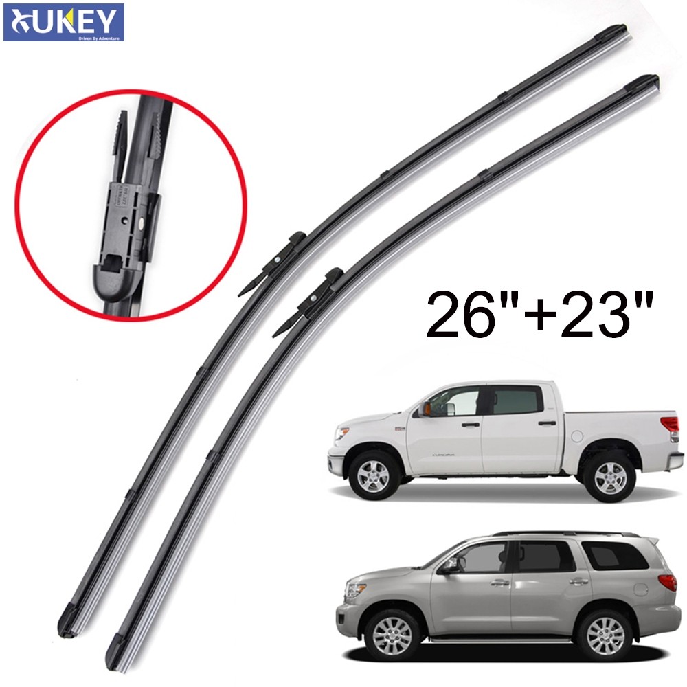 Xukey Windshield Wiper Blades For Toyota Tundra Sequoia Front Window 2008 2009 2010 2011 2012 2013