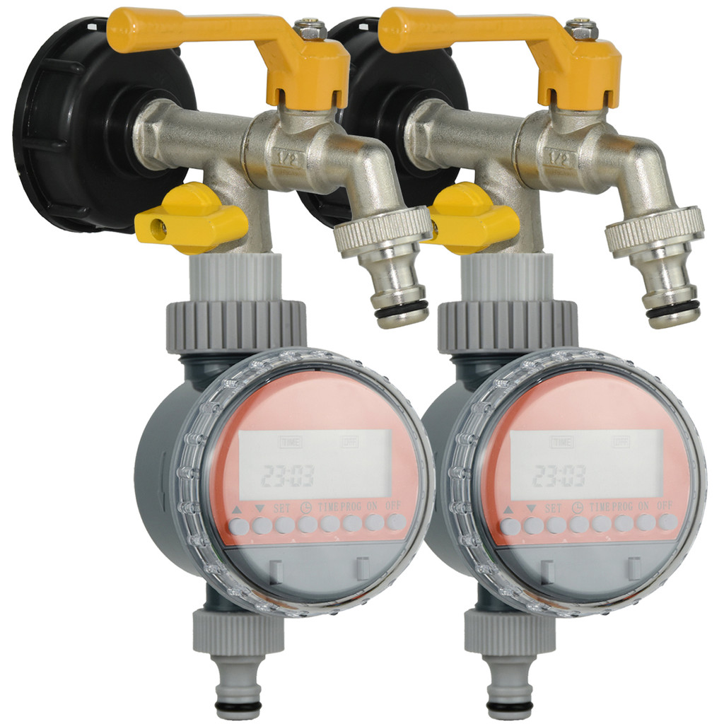 KESLA Garden Ball Valve Water Timer Automatic Watering Controller Drip Irrigation System IBC Tank