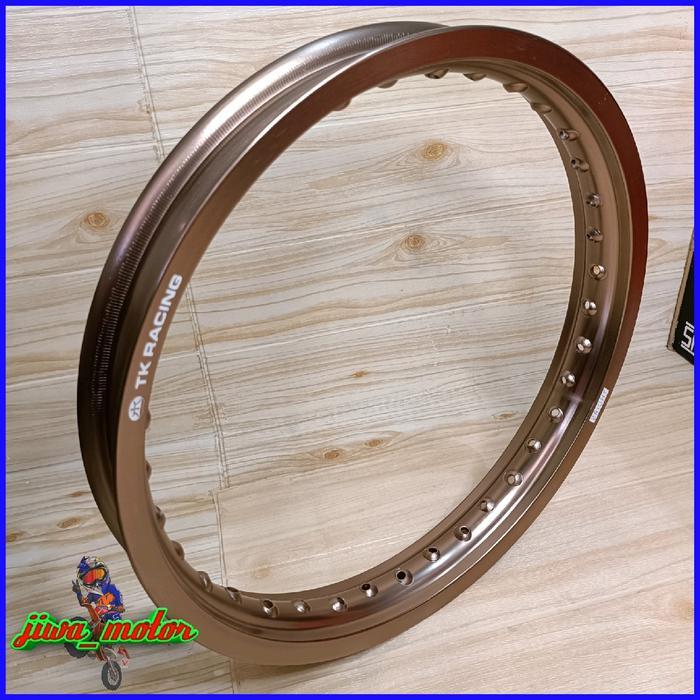 VELG TK RACING RING 17 LEBAR 140 160 185 215 WARNA HITAM TITANIUM BRONZE SILVER GOLD