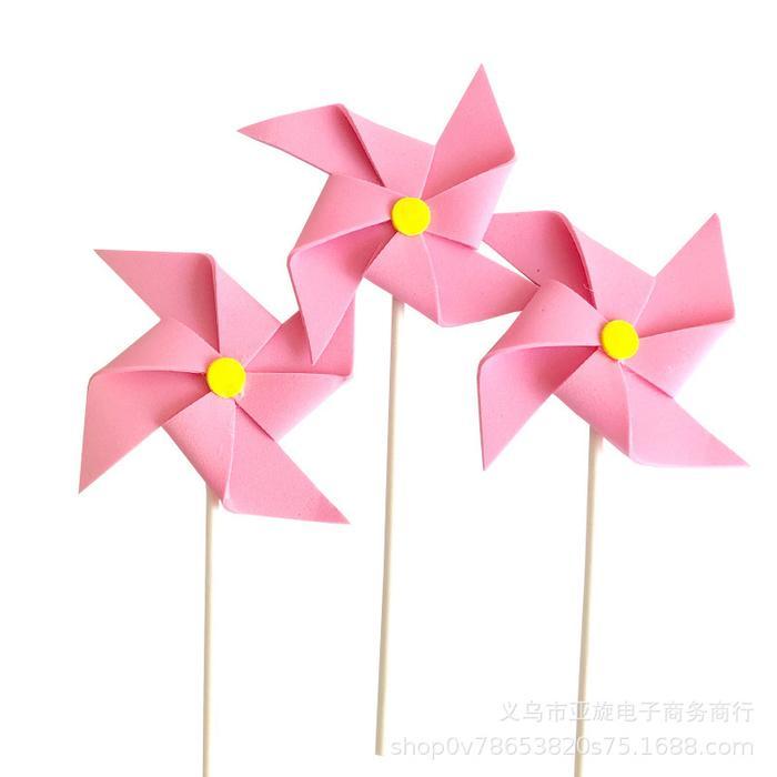 DEKORASI CAKE ANAK KINCIR ANGIN/TOPPER KINCIR ANGIN/HIASAN KUE KINCIR