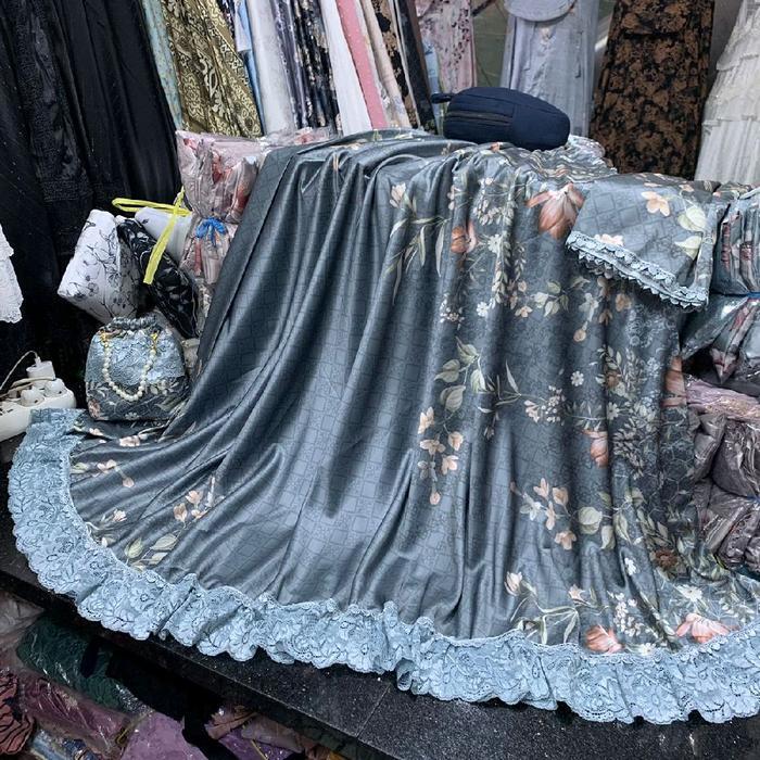 MUKENA RALINA SILK/ MUKENA SILK PREMIUM/ MUKENA MOTIF PREMIUM