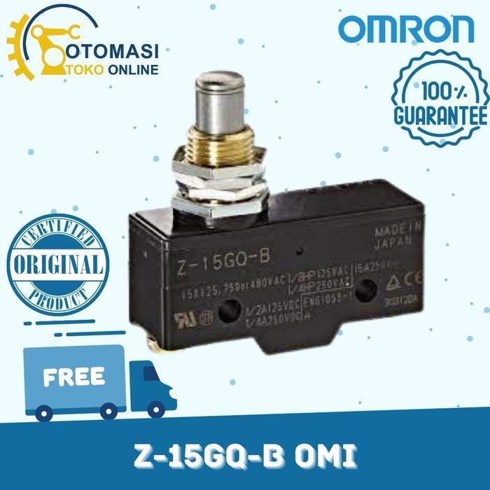 Omron Limit Switch Z-15Gq-B Omi Large Basic Switch 15 Ampere Original Produk Garansi 100 Persen