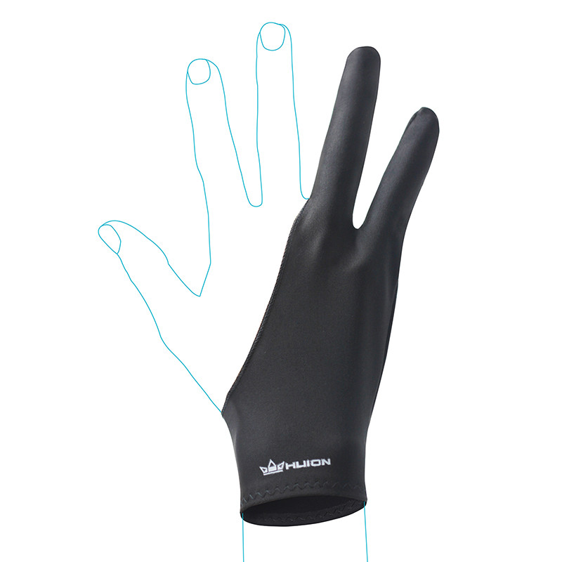 Huion Anti-Fouling Drawing Glove For Graphics Tablet Pen Monitor Digital Drawing Tablet Light Box