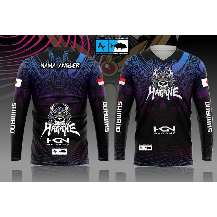 SIAPKIRIM jersey mancing hagane bahan milano dryfit bisa custom a READY STOCK