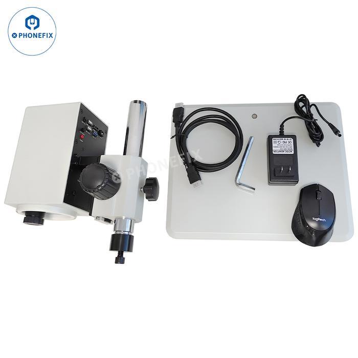 DUAL PANORAMIC MICROSCOPE 3840*2160@60FPS DIGITAL MICROSCOPE 2K/4K VIDEO SOLDERING MICROSCOPE FOR IC