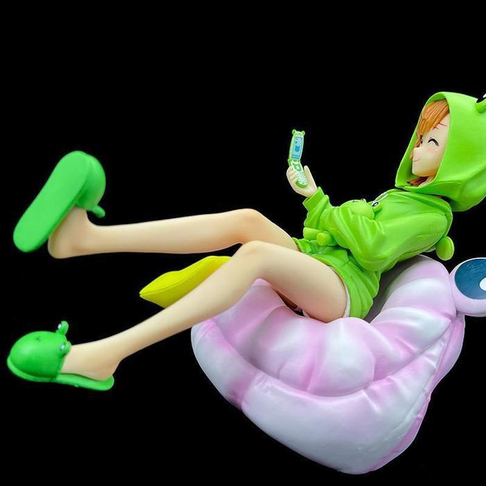Terbaru Mikoto Misaka Frog Costume Toaru Majutsu no Index 14cm Action Figure PVC D-KAS011 Barang