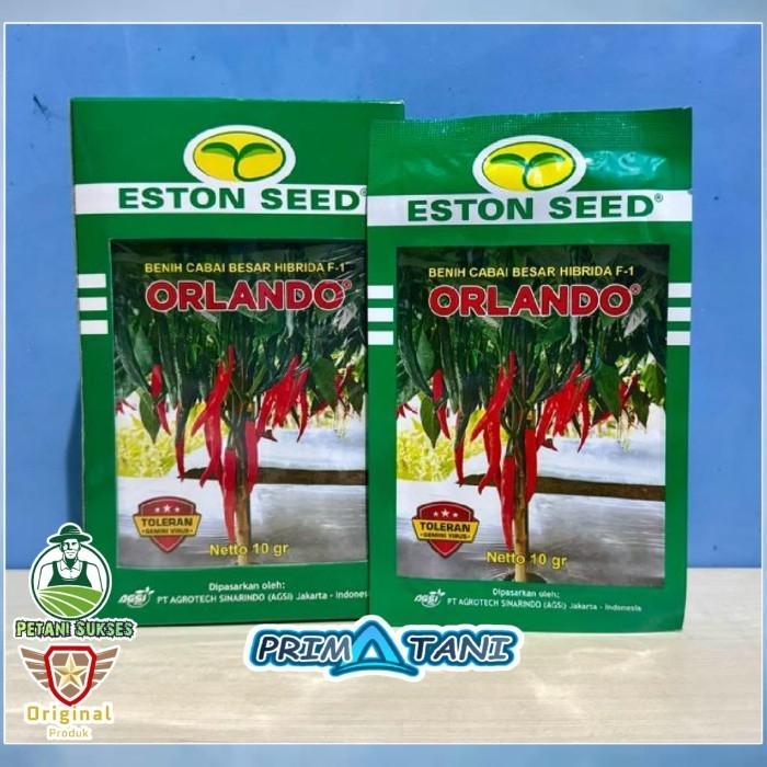 Orlando Benih Cabai Besar Hibrida F1 - Kemasan Pabrik 10gr -Eston Seed