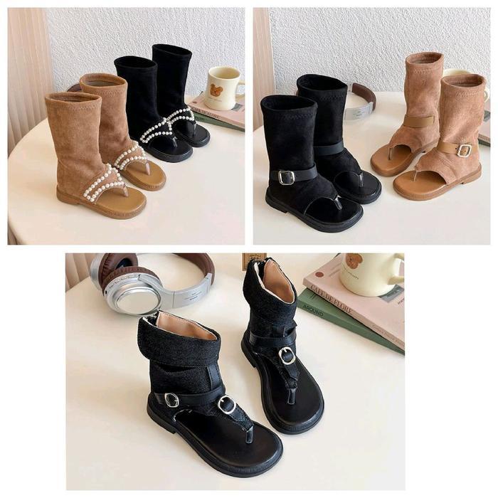 Bata Tomkins - 2636 Boot Bohemian Suede Sepatu Sandal Anak Perempuan