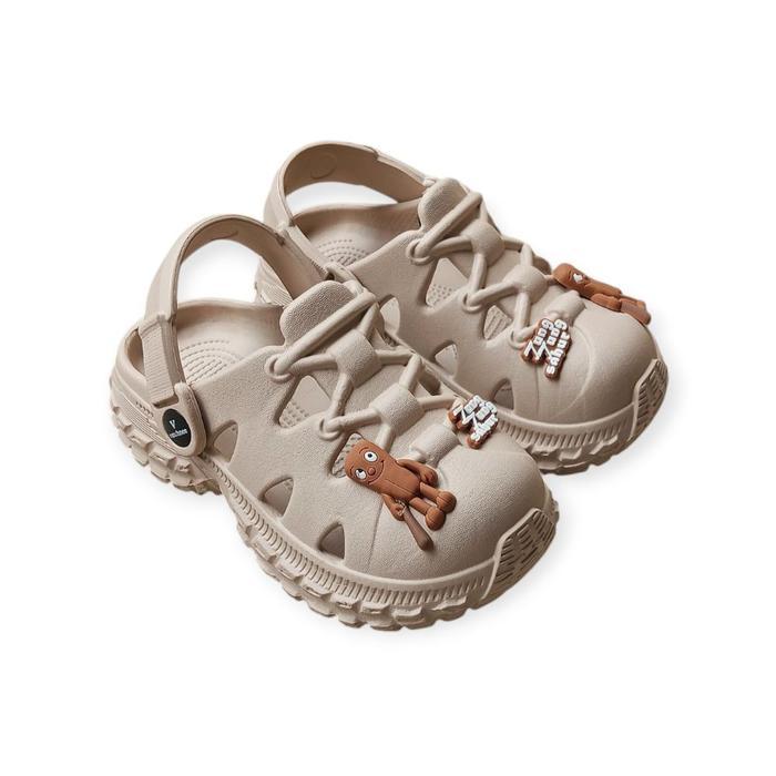 Bata Tomkins - Sepatu Anak Laki-Laki & Perempuan Unisex Motif Tung-Tung Sahur Sandal Karet Eva