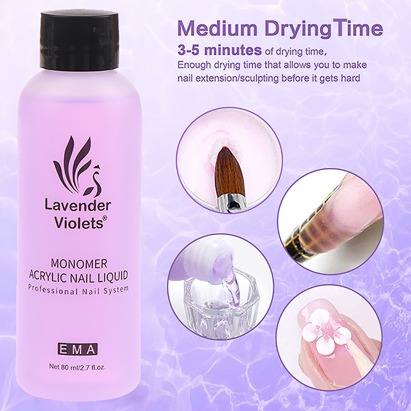 1Pc 75Ml Monomer Acrylic Liquid For Doing Acrylic Build Nails Art-Extension Use With Nail Acrylic