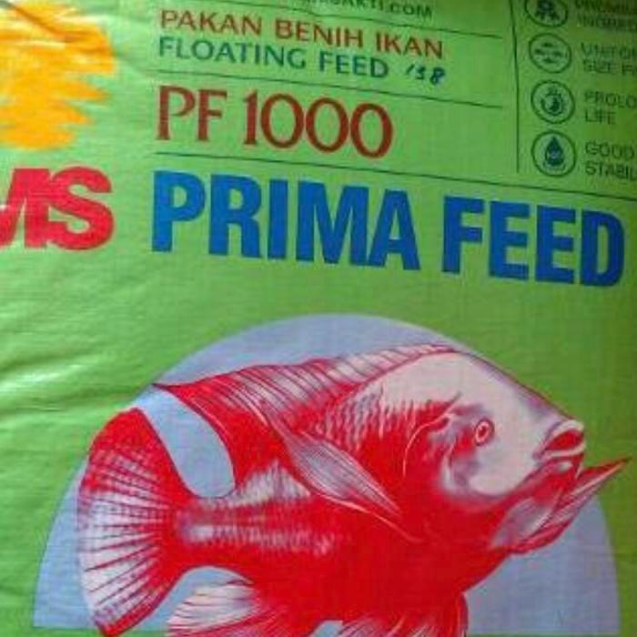 Makanan/Pakan/Pelet Ikan Kecil PF 1000/PF1000 10 Kg