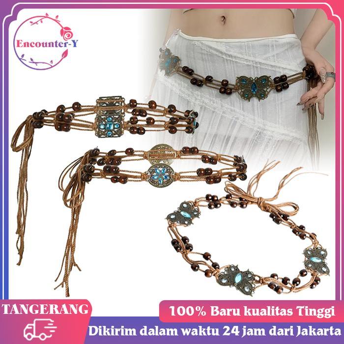 Sabuk Rantai Pinggang Wanita Ikat Pinggang Wanita Rantai Sabuk Bohemian Belt Wanita Rantai