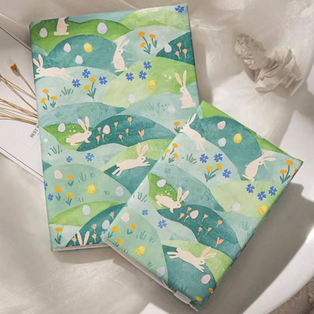A5 A6 Grassland Rabbit Notebook Cover Planner Case Cover Protective Shell Journal Cover Protector