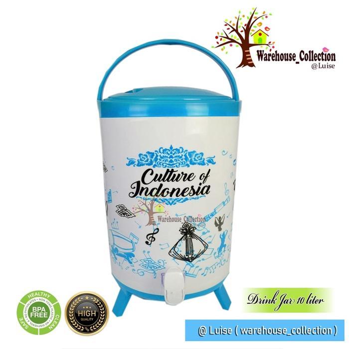 Drink Jar Roma 10 Liter Global Eagle/ Tempat Air Minum / Termos Air Panas Dingin