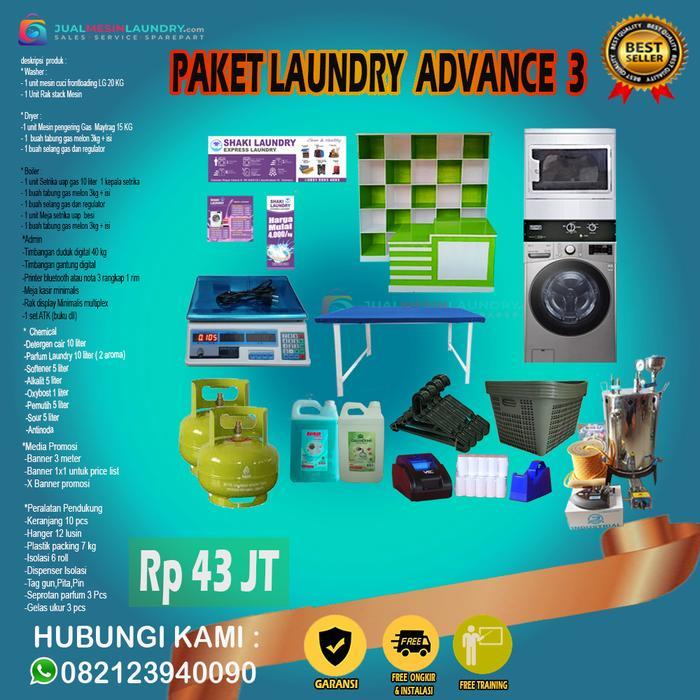 ORIGINAL paket usaha laundry kiloan hemat READY STOCK