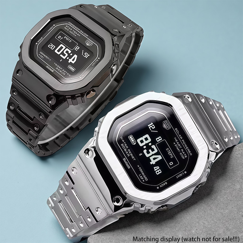Dw-H5600 Kit All Metal Bezel Watchband For Casio Small Dw H5600 Dw-H5600Mb Men Watch Chain Case