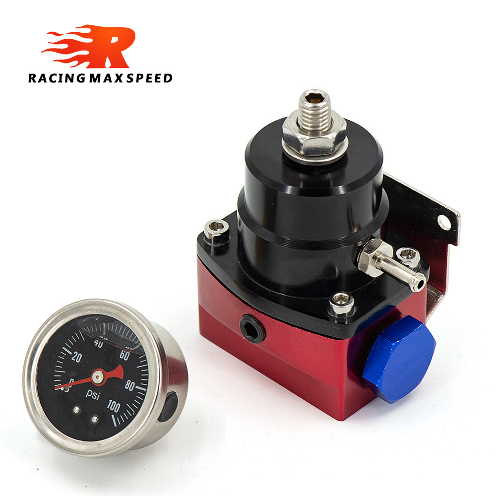 Baru AN6 35-75PSI adjustable high pressure fuel regulator pressure fuel regulator boost Fuel Pressur