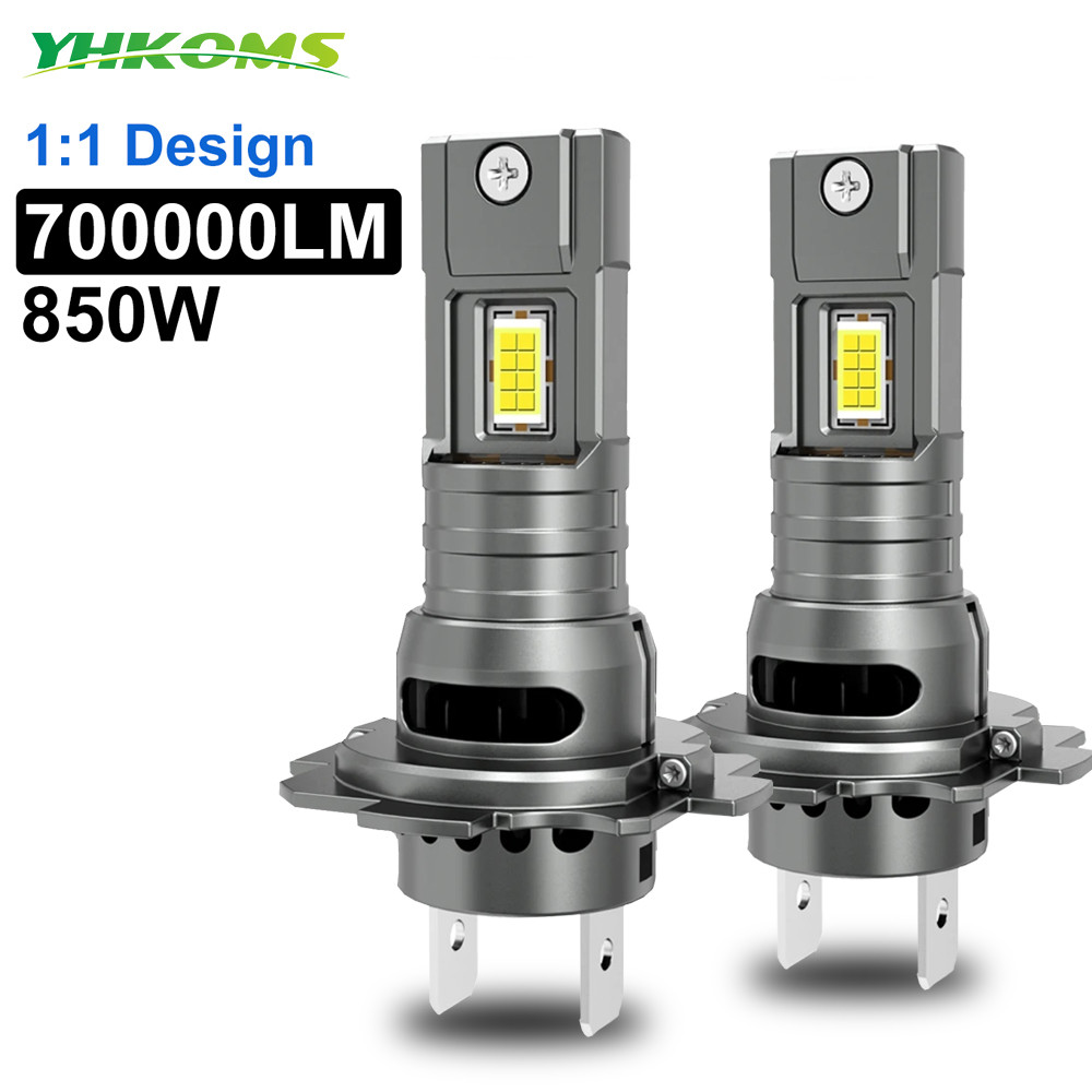Yhkoms H7 Led Headlight Bulb Wireless 60W 20000Lm 6000K Csp For Car Headlamp Auto Diode Lam H7 Turbo