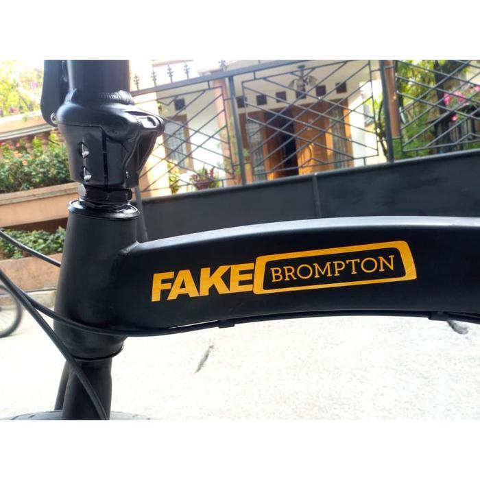 Cutting Sticker Fake Brompton