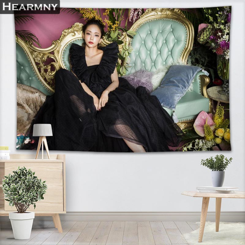 Namie Amuro lWall Tapestry Home Decorations Anime Tapestry Wall Hanging Forest Tapestries For