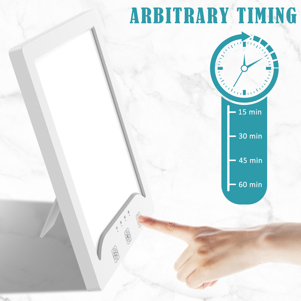 LED DAYLIGHT LAMP 10000 LUX SIMULATED SUNLIGHT LAMP DIMMABLE IMPROVE MOOD LIGHT 3 COLOR TEMPERATURE