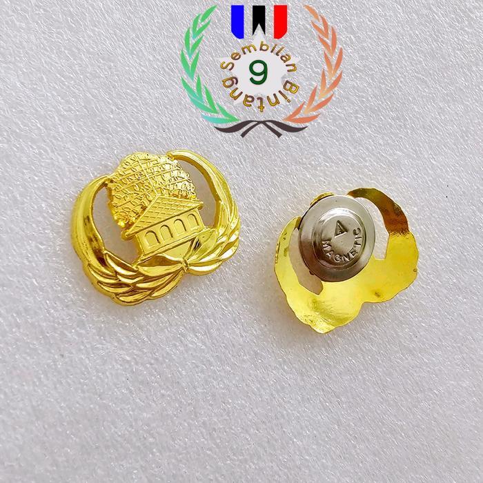 Pin Korpri Magnet Premium Bahan Logam Kuningan