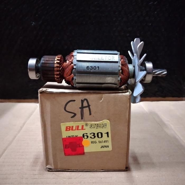 Bull Armature Angker 6301 Untuk Mesin Bor Tangan 13Mm Makita 6301