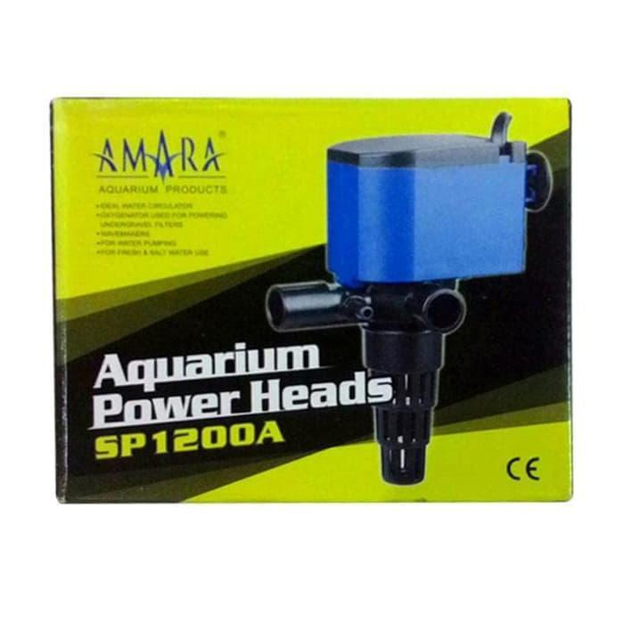 Pompa Filter Power Head Aquarium Amara Sp 1200 Sp-1200 Amara 1200