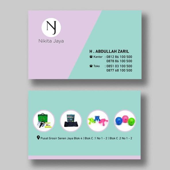[] Cetak Kartu Nama Termurah 2 sisi / bolak-balik