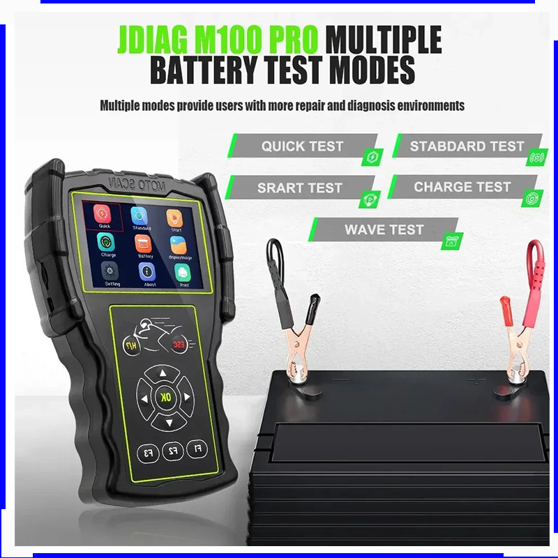 Terbaik JDiag M100 Pro Motorcycle Diagnostic Scanner OBD2 Fault Diagnostic Tool Motorbike Code Reade