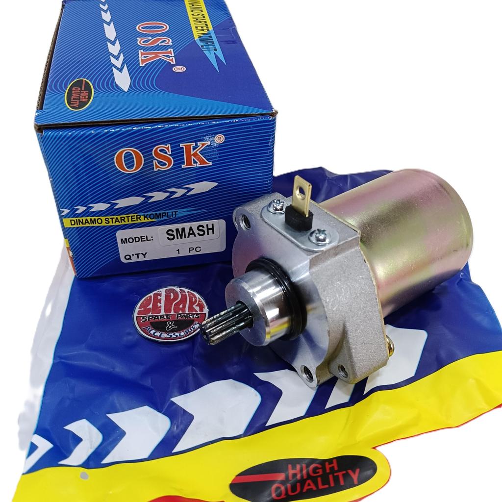 Dinamo stater Smash Starter assy Suzuki Smash Limited Item Barang Langka Spare Part Motor Klasik