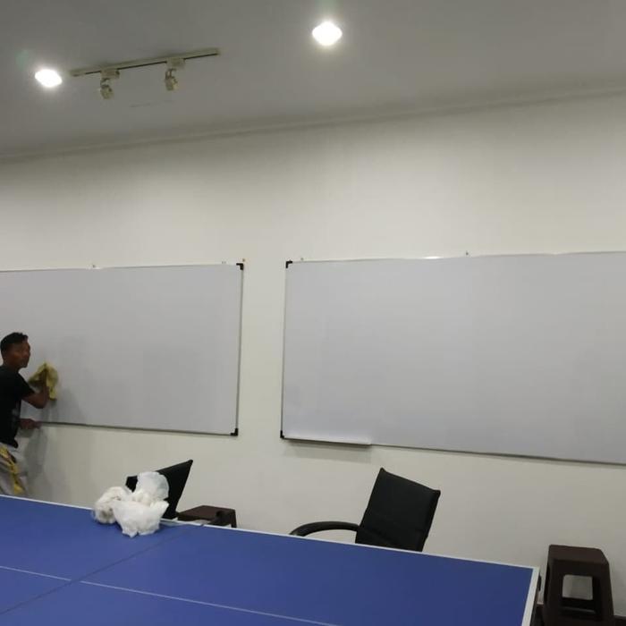 WHITEBOARD BELAJAR BESAR 120 X 240 CM NONMAGNETIK