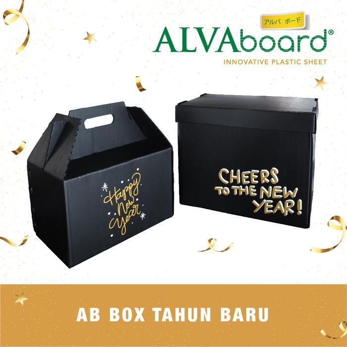 Kardus Spesial Tahun Baru Alvaboard Packaging Hampers Dus Sembako