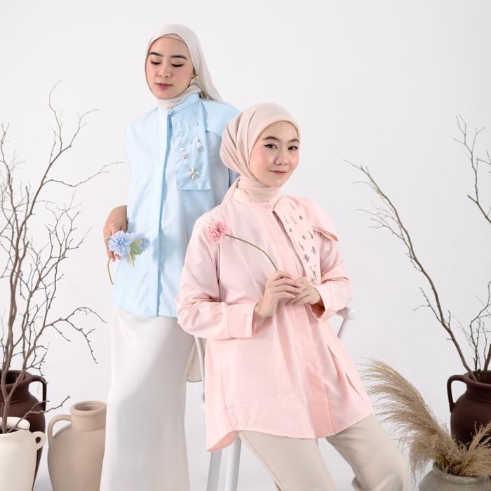 RUBY BLOUSE BY NAAMA.ID Atasan Wanita-Baju Atasan-Baju Payet-Baju Lebaran-Atasan Lebaran-Baju