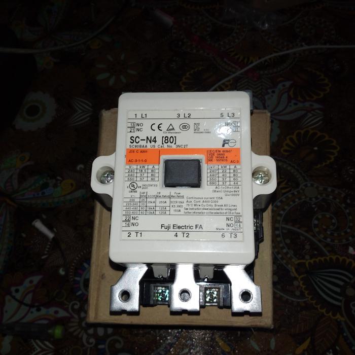 Sc-N4 Fuji Kontaktor Fuji Scn4 220V Original