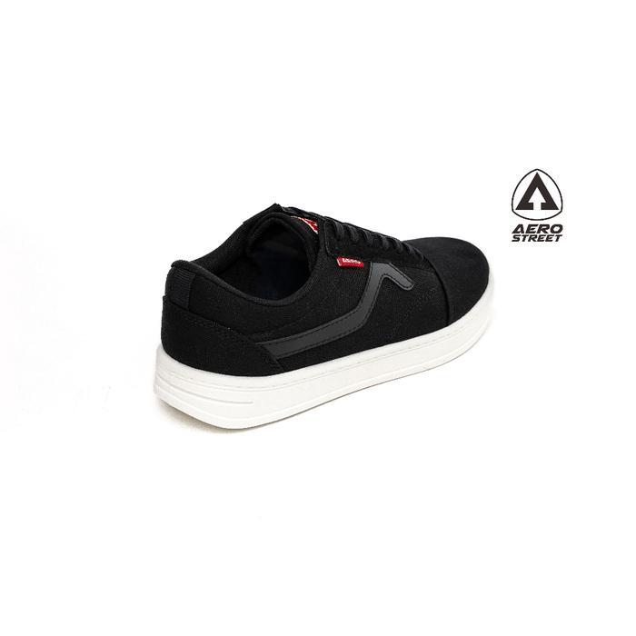 PROMO Aerostreet 37-44 Massive Low 2.0 Hitam Hitam - Sepatu Sneakers Casual G00D QU4LITY