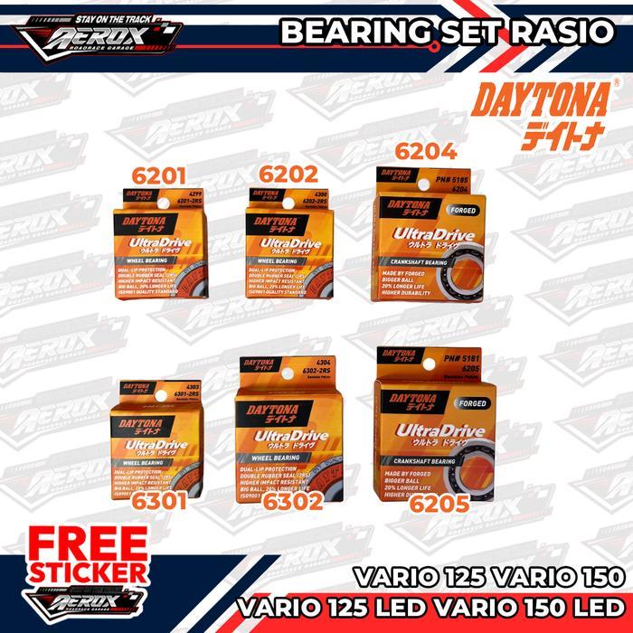 BEARING SET RASIO DAYTONA RACING VARIO 125 150