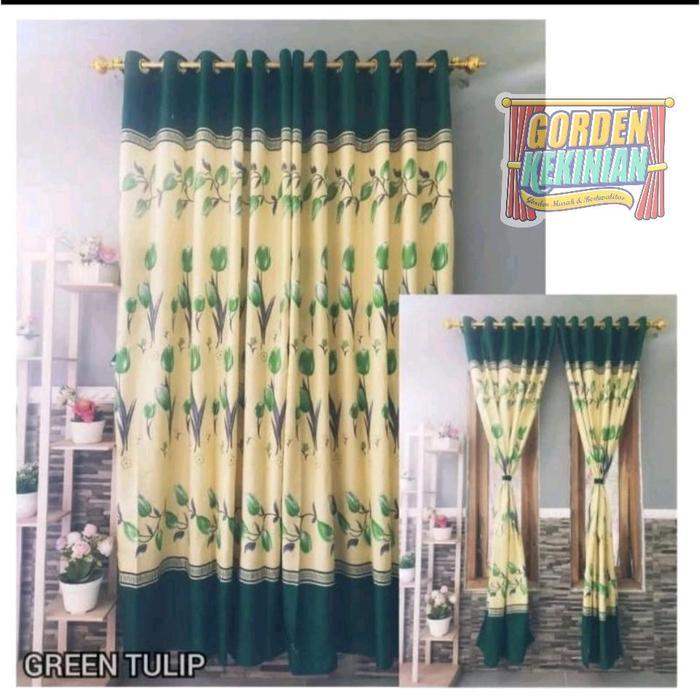 Gorden Motif Bunga Tulip Hijau Ring 12 Gorden Bunga Tulip Hijau Gorden Tulip Hijau Gorden Smokring