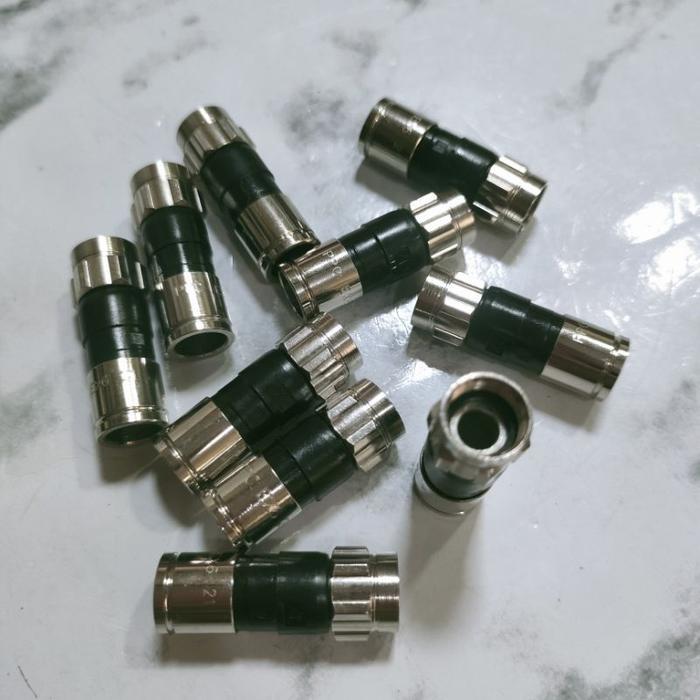 "New" Konektor press outdoor dan indoor RG6 belden/ konektor Compress