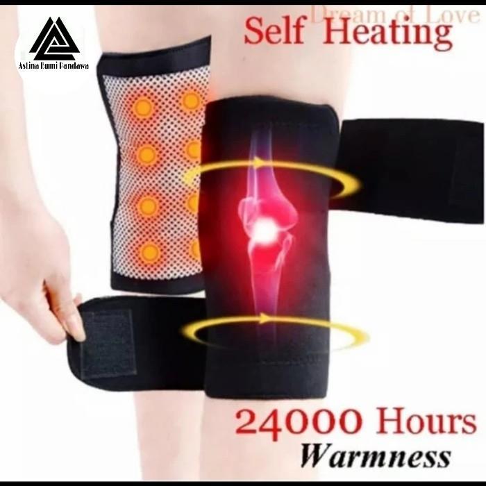 Happyfit - Deker Terapi Lutut 1 Buah / Deker Lutut Pemanas/ Terapi Lutut Magnetik