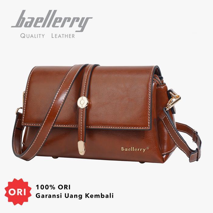 Aerostreet.Shoes - Tas Selempang Wanita Slingbag Kulit Pu Baellerry N8943