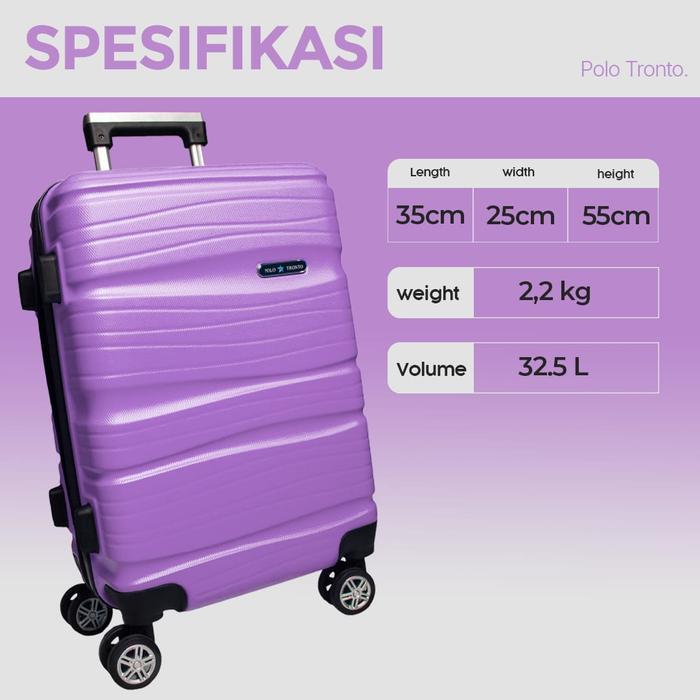 "New" koper 20 inch koper fiber pria wanita koper size kabin cabin koper murah koper kabin