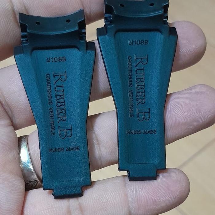 STRAP RUBBER/TALI KARET/ROLEX DEEP SEA+BUCKLE 21 MM WATCH BLACK