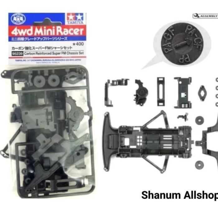 TAMIYA 95239 CARBON REINFORCED SUPER FM CHASIS SET - SFM CARBON
