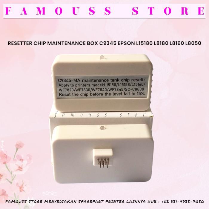 Terlaris RESETTER CHIP MAINTENANCE BOX C9345 EPSON L15158 M15180 WF-7820 L18050 L8050 SALE