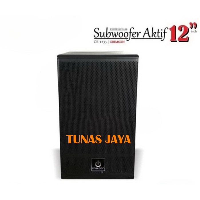 SUBWOOFER AKTIF CRIMSON CR-1233 (12 INCH) CRIMSON CR1233 cr 1233