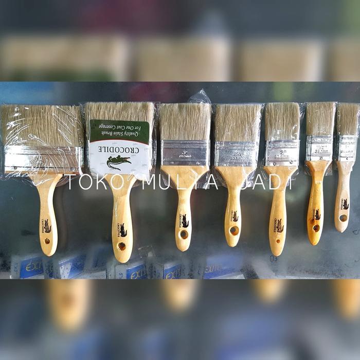 kuas cat 2" Crocodile / minyak kayu besi air tembok dinding inci inch