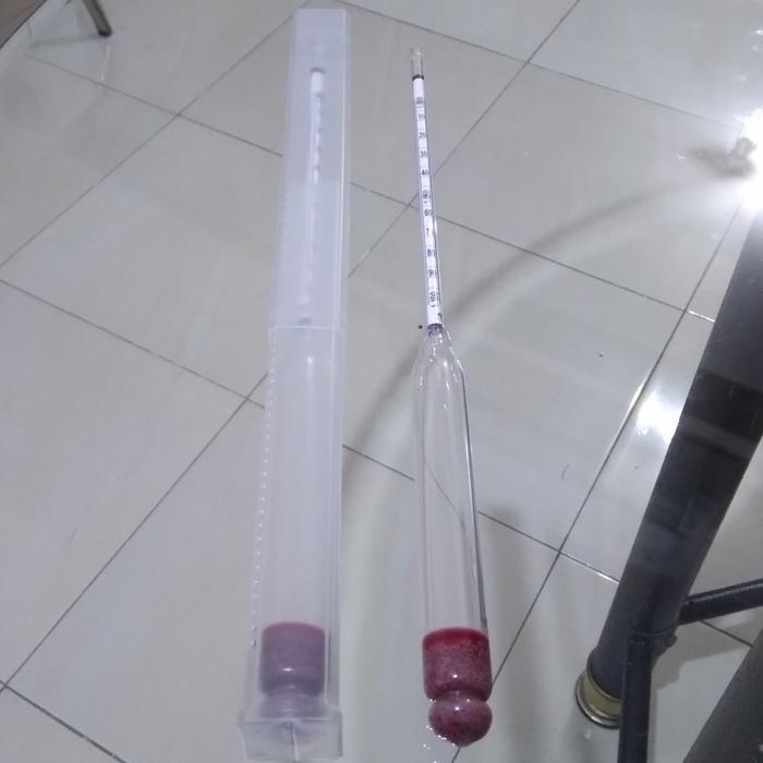 Hydrometer Range 1.000-1.100 Untuk Minyak Cengkeh Minyak Atsiri Hydrometer 1000 - 1.100 Terbaru 