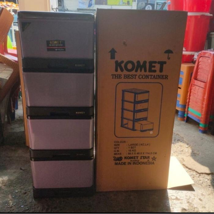 LEMARI KONTAINER LACI KOMET SUSUN 4 LARGE