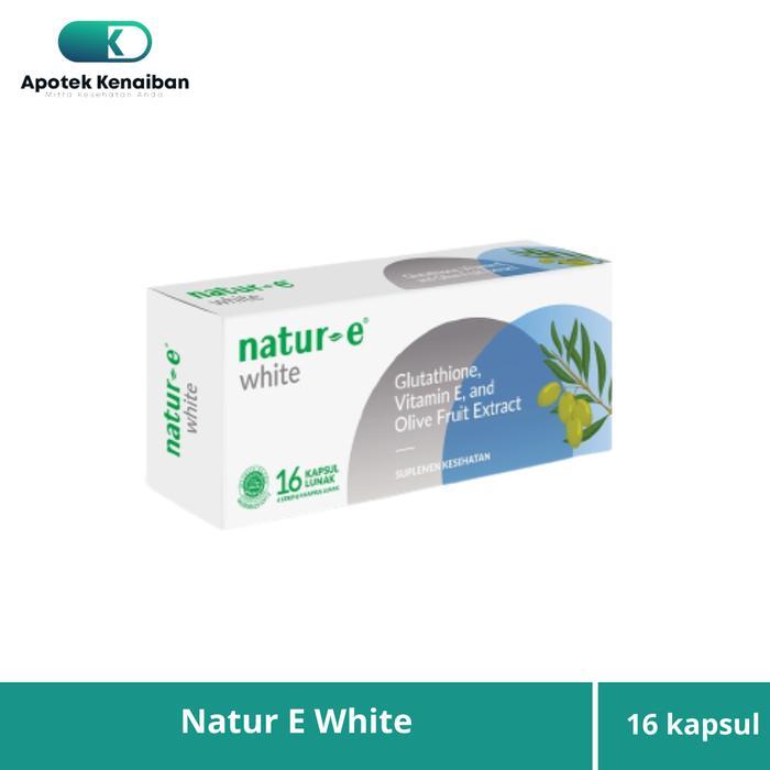 Natur-E White Brightening Isi 16 Kapsul L-Glutathione / Memutihkan Dan Mencerahkan